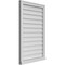 Ekena Millwork Vertical Surface Mount PVC Gable Vent w/ 2"W x 2"H , Brickmould Sill Frame, 24"W x 38"H GVPVE24X3803SN - alternate 4